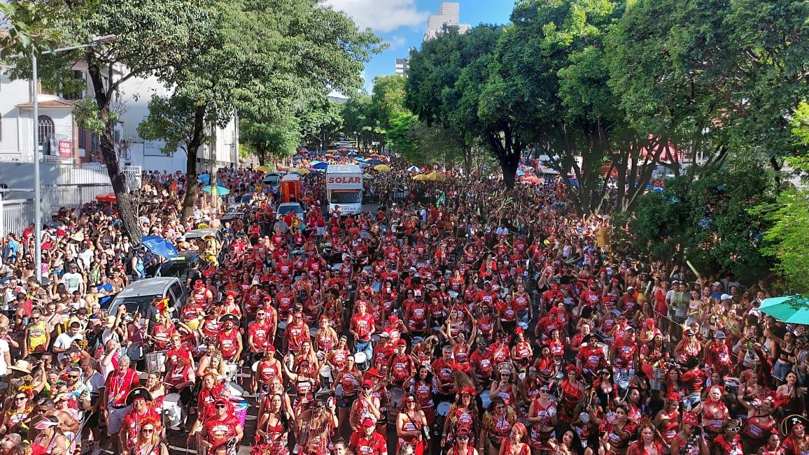 Mar Vermelho invade as ruas de BH no Carnaval (Divulgação / Bloco Batuque Coletivo)