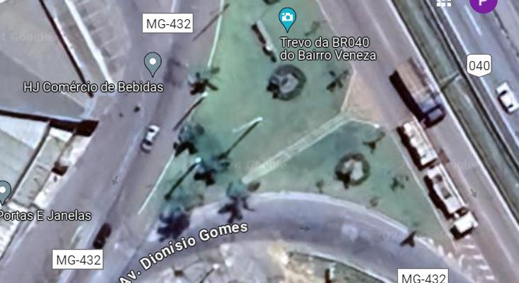 Acidente de caminhão foi na avenida Dionisio Gomes (Reprodução / Google Maps)