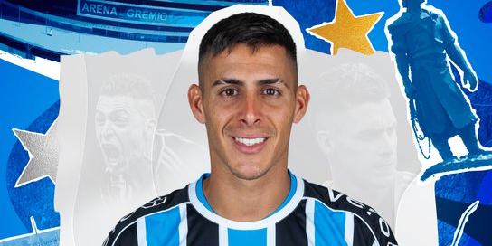 Pavón teve poucas oportunidades com o técnico Felipão (Reprodução/ Grêmio)