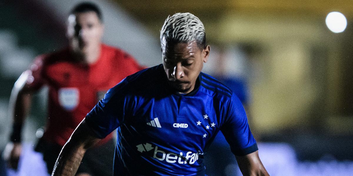 Matheus Pereira cobra ataque celeste após derrota para o Sousa-PB (Gustavo Aleixo/Cruzeiro)
