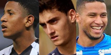 Savinho, Rafael e Murilo são convocados pela primeira vez para a Seleção (Montagem / Reprodução Atlético - Cruzeiro)