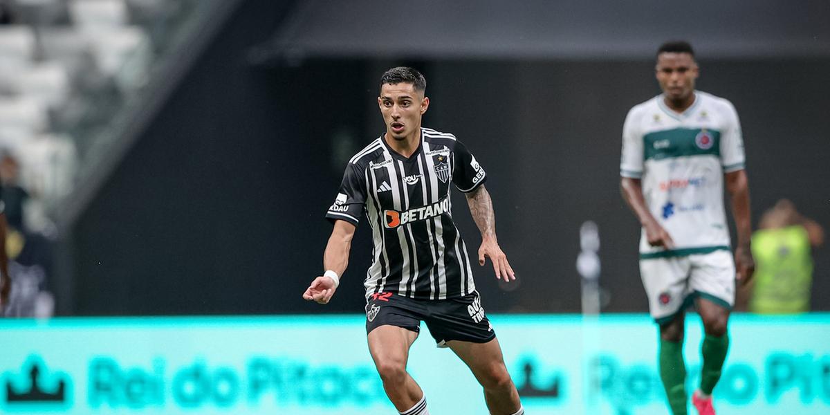 Cria do Galo, Cadu foi decisivo na vitória contra o Ipatinga (Pedro Souza/ Atlético)