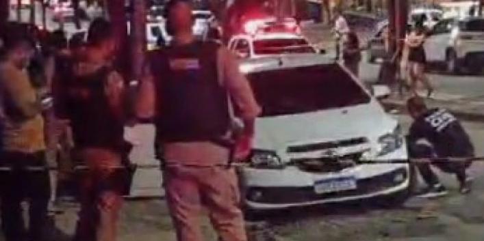 Segundo a polícia, uma das vítimas tinha passagens por vários crimes. (Redes sociais/Reprodução)