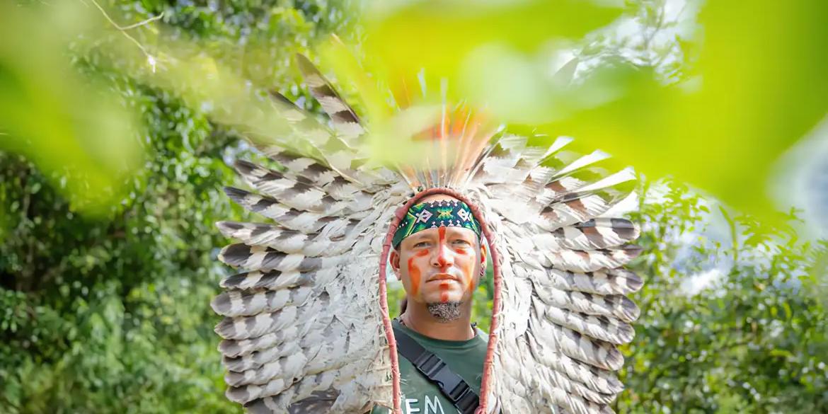 Cacique liderava grupo que se instalou em Brumadinho (Célia Xakriabá/X)