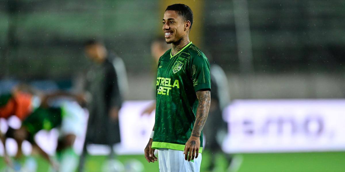 Matheusinho inicia duelo contra o Atlético pela ida da semifinal do Mineiro (Mourão Panda / América)