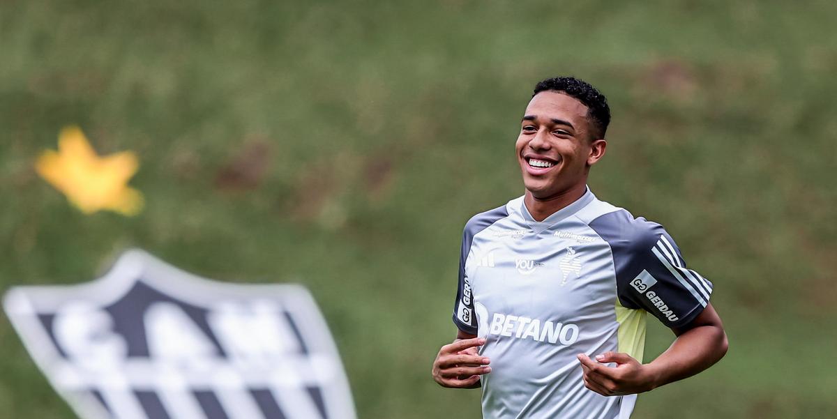 Palacios é o terceiro reforço do Atlético para a temporada 2024 (Pedro Souza/ Atlético)