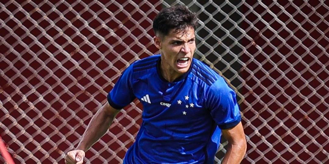 André marca duas vezes na goleada do Cruzeiro sobre o Goiás (Reprodução / Instagram André - foto: Breno Babu)