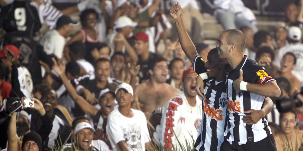 Nas quartas de final contra o Santos, Tardelli marcou três gols no jogo de ida (Bruno Cantini / Atlético)