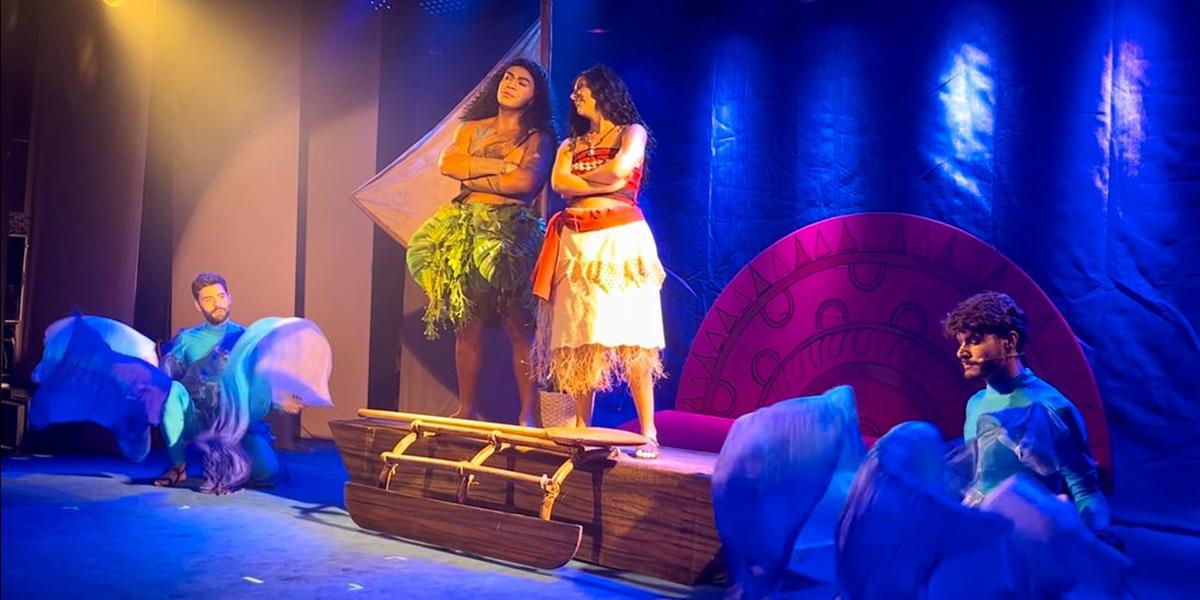 Princesa empoderada, inteligente, determinada e inspiradora, Moana é personagem principal de uma das peças em cartaz (Divulgação / Copa)
