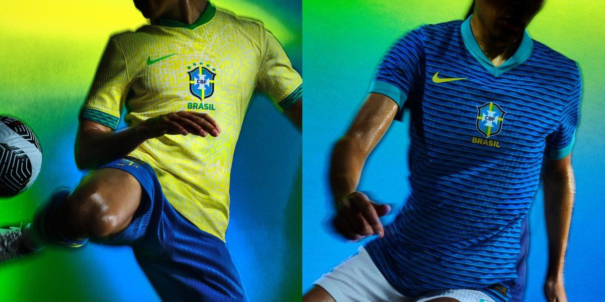 Nike divulga imagens do novo uniforme do Brasil (Reprodução / Twitter Nike)