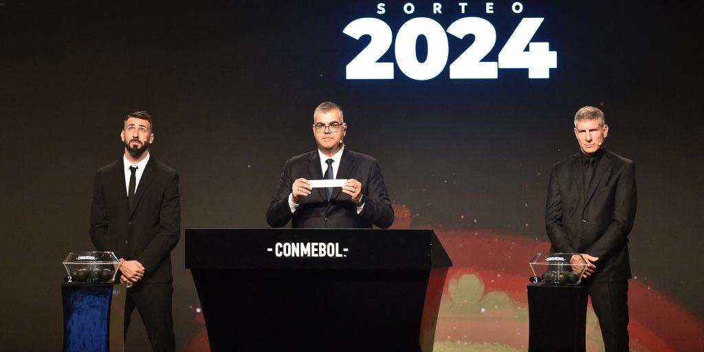 Sorteio da Libertadores aconteceu na sede da Conmebol (Conmebol)