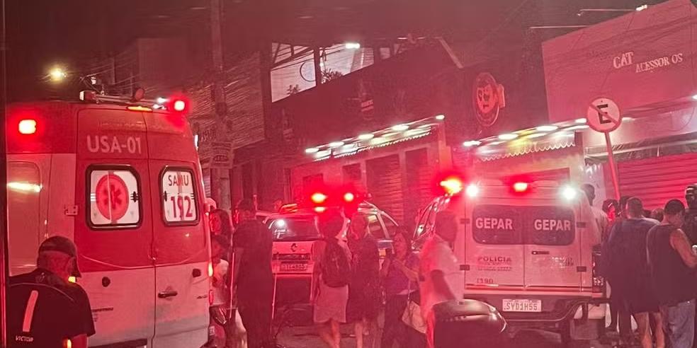 Tiroteio ocorreu após uma discussão no fim de uma partida de futebol no campo do Tupinense (Reprodução/Redes Sociias)