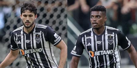 Igor Rabello e Jemerson são os jogadores do atual elenco do Galo com mais experiência em clássicos (Montagem - Foto: Pedro Souza/ Atlético)