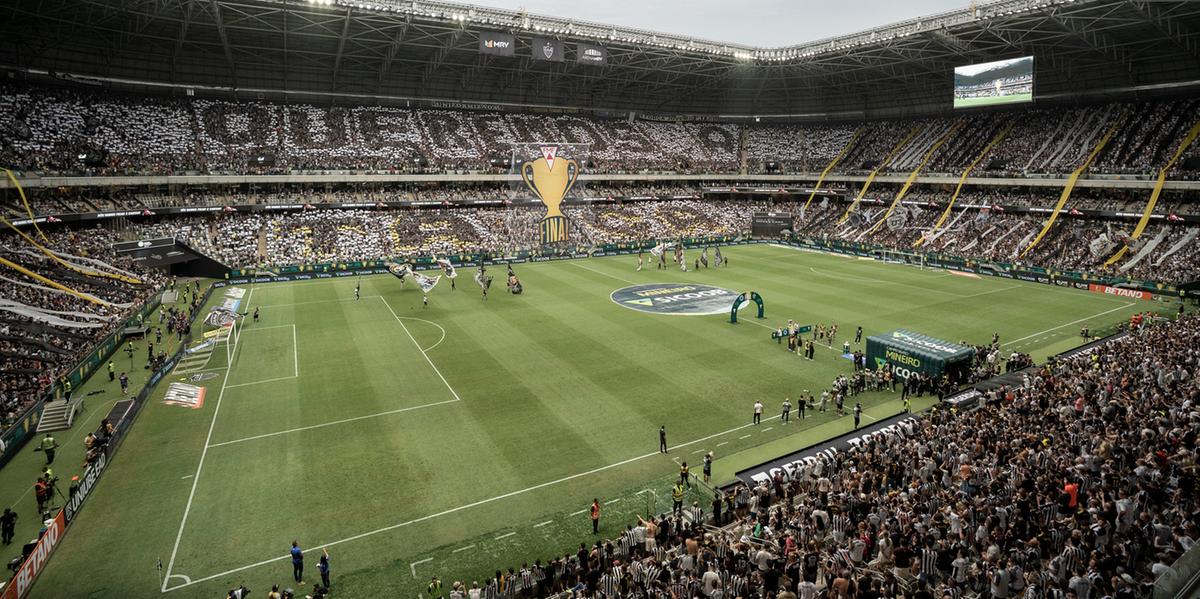 Torcida pede treino aberto na Arena antes da final do Mineiro (Daniela Veiga / Atlético)