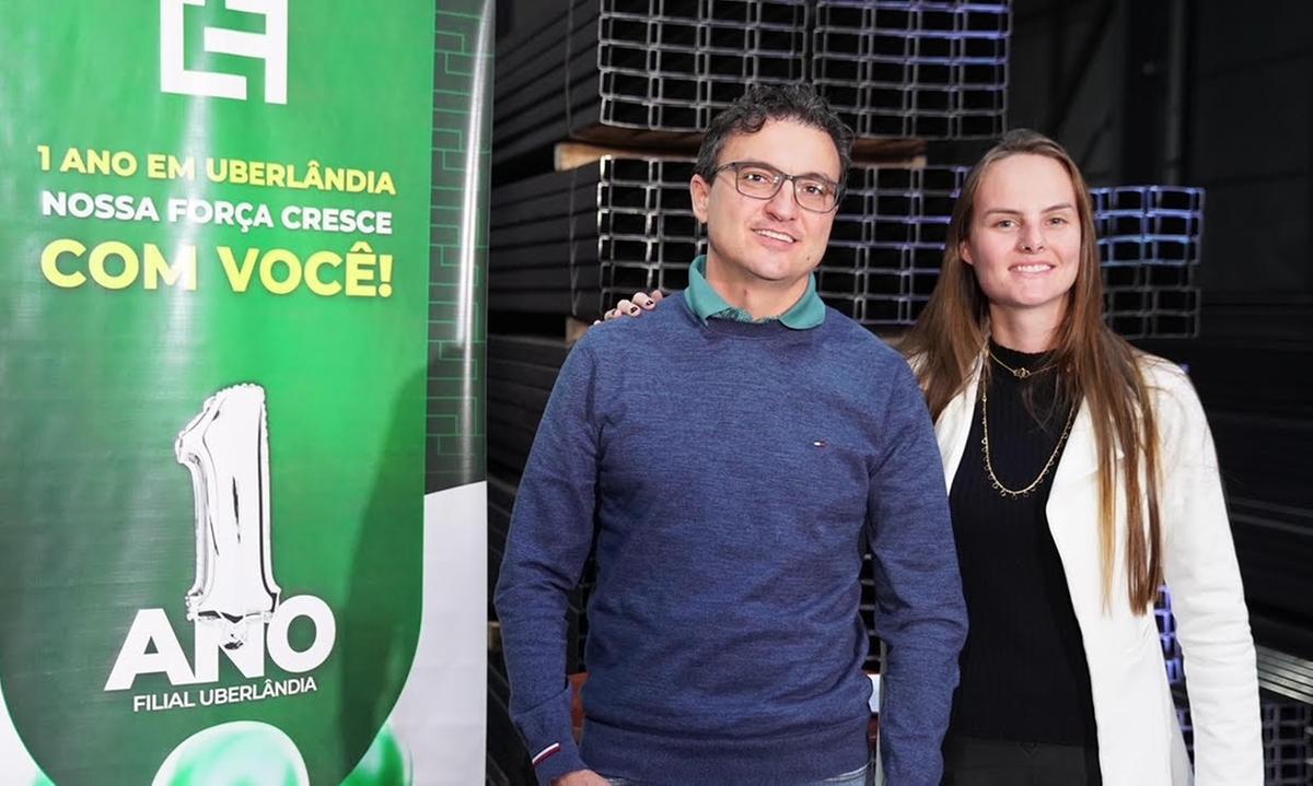 Aysllan Veli Rodrigues e Julyana Pugas Rodrigues, presidentes da Cofer Ferro e Aço ()