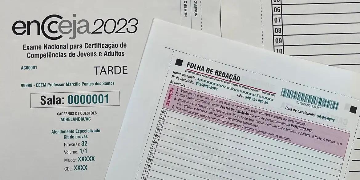 Exame concede certificação para ensinos fundamental e médio (Ana Clara Sodré / Ascom / Inep)
