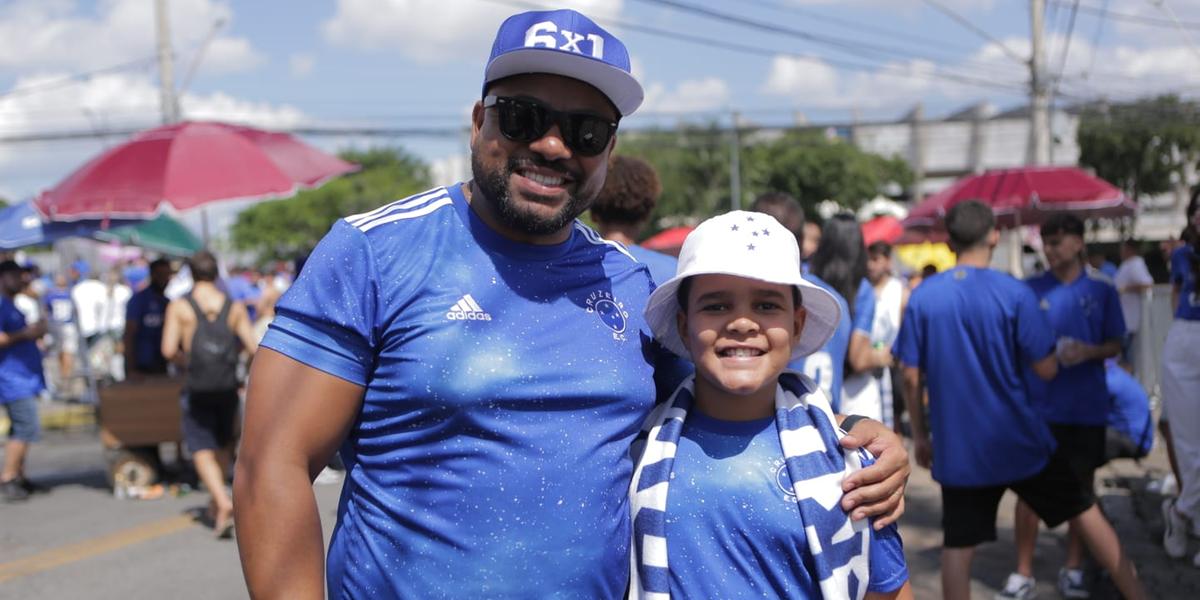Pai espera acompanhar título mineiro ao lado do filho pela primeira vez (Fernando Michel / Hoje em Dia)