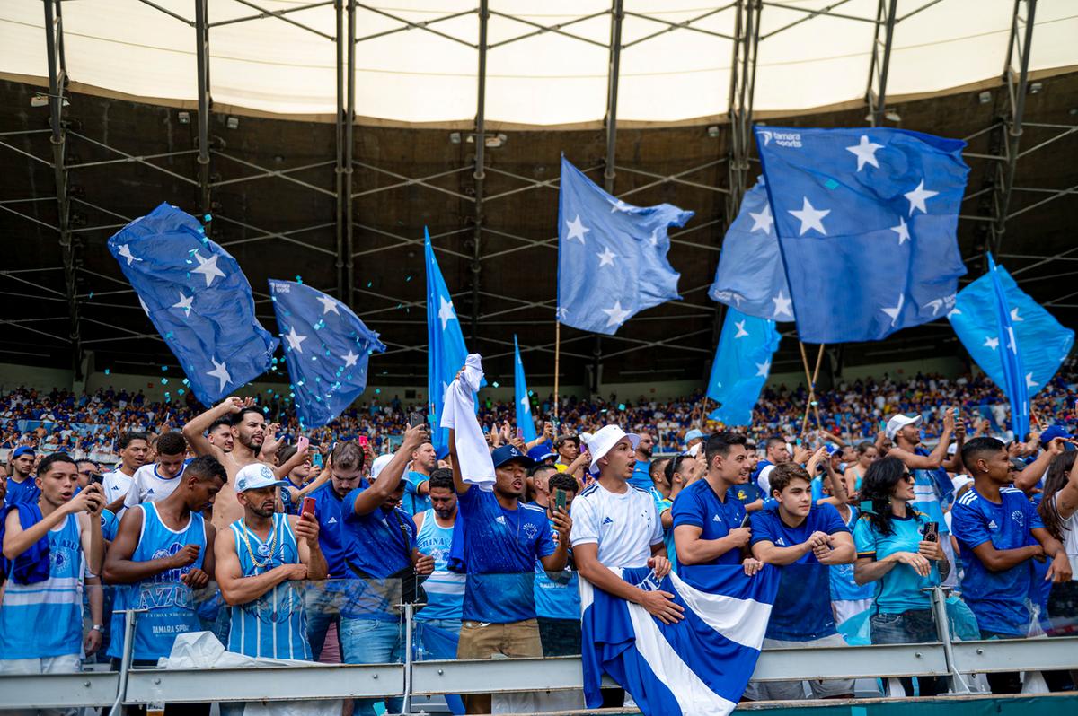 Torcida celeste garante segunda maior média de público nos estádios em 2025 (Staff Imagens / Cruzeiro)