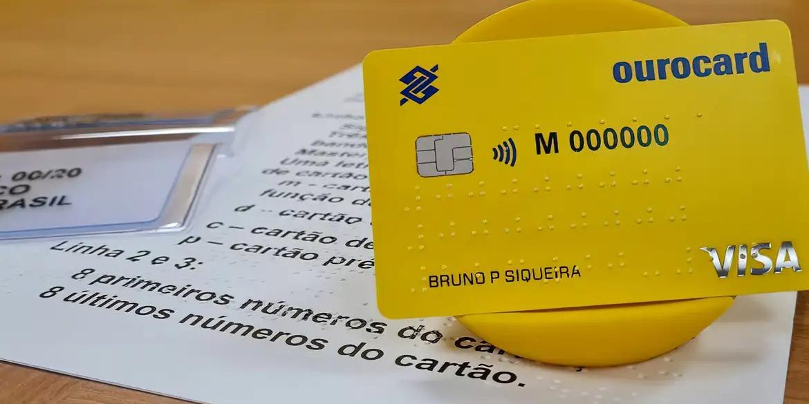 Banco do Brasil lança cartão em braile (BB/Divulgação)
