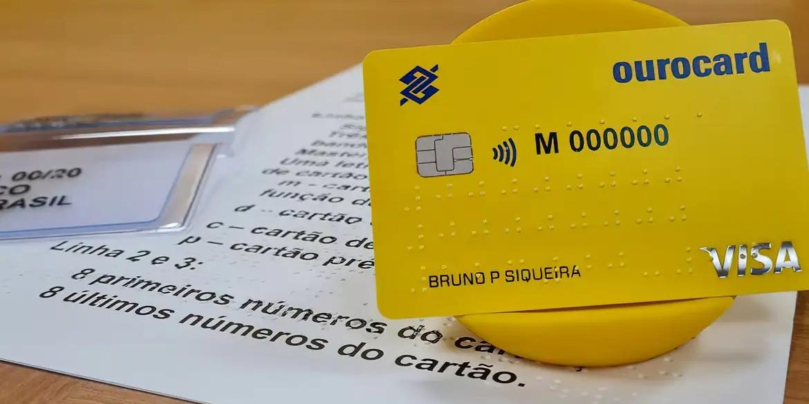 Banco do Brasil lança cartão em braile (BB/Divulgação)