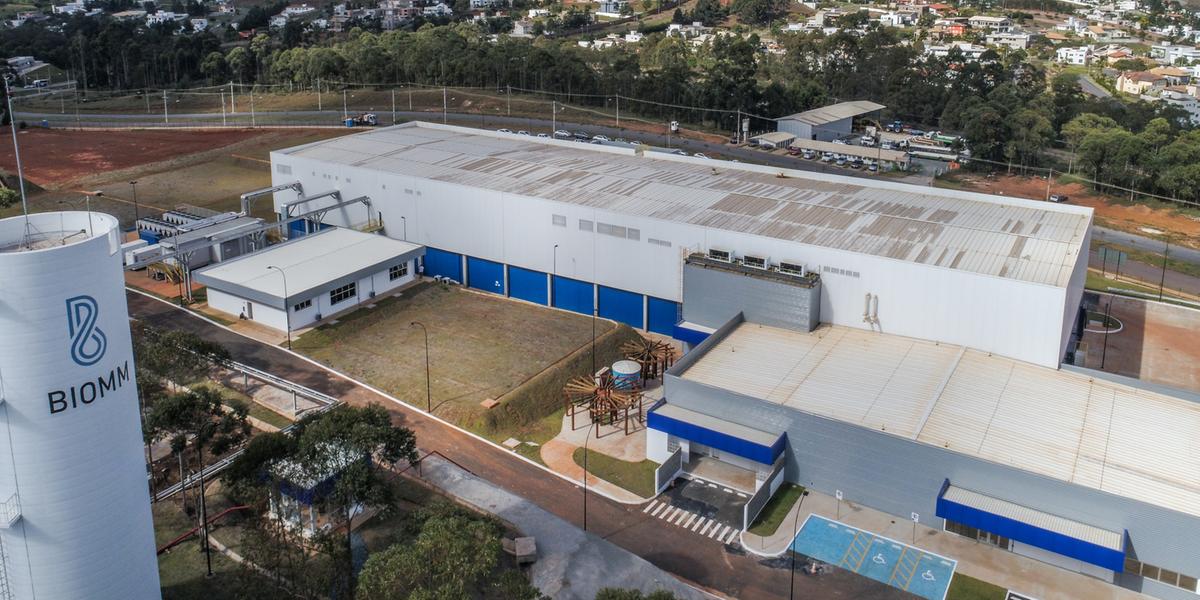 Fábrica da Biomm fica em Nova Lima, na Grande BH (Biomm/Divulgação)
