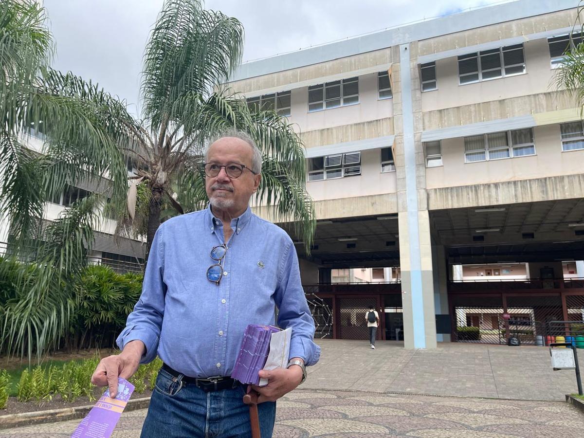 Sebastião Lira, professor aposentado da UFMG (Valéria Marques/ Hoje em Dia)