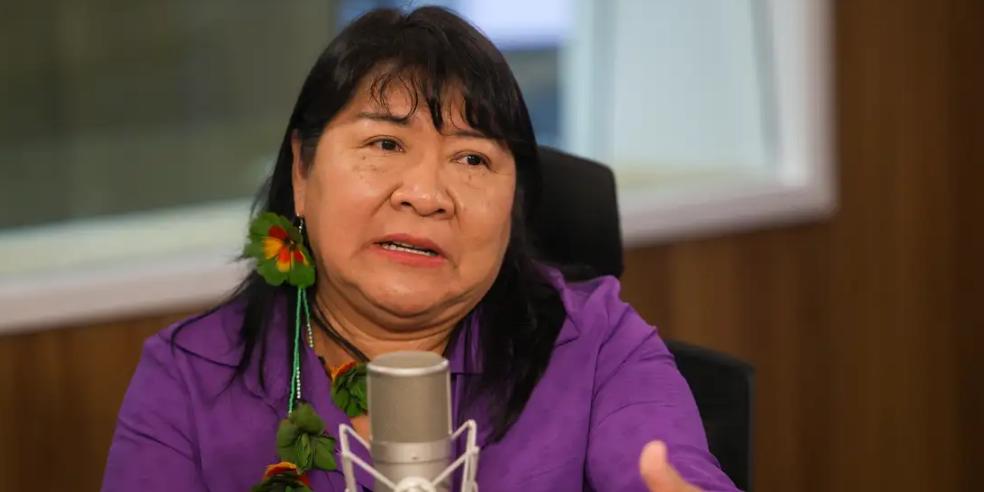 Deputada federal, Joenia Wapichana, a primeira mulher indígena eleita para o Congresso (Fábio Rodrigues-Pozzebom / Agência Brasil)