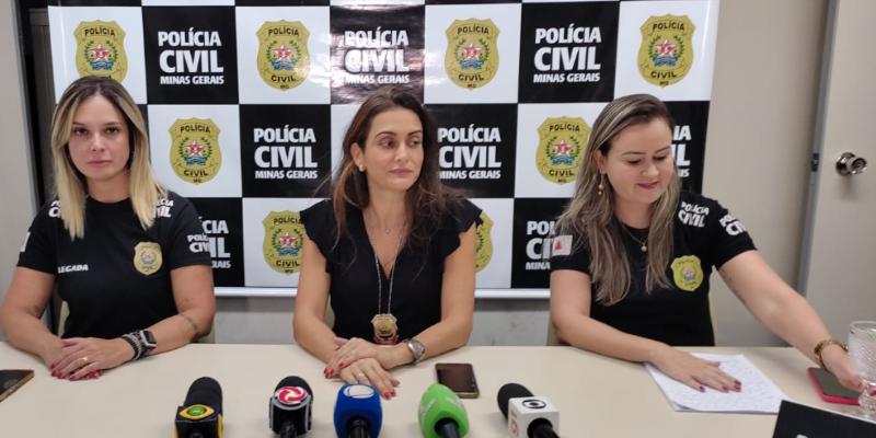 Polícia Civil deu detalhes sobre o caso em entrevista coletiva (Divulgação/ PCMG)