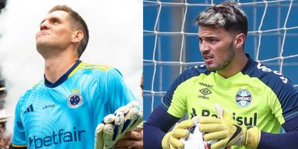 Cabral deixa o Cruzeiro rumo ao Grêmio; Grando chega à Toca II (Montagem /Foto: Staff Images Cruzeiro / Lucas Ubel - Grêmio)