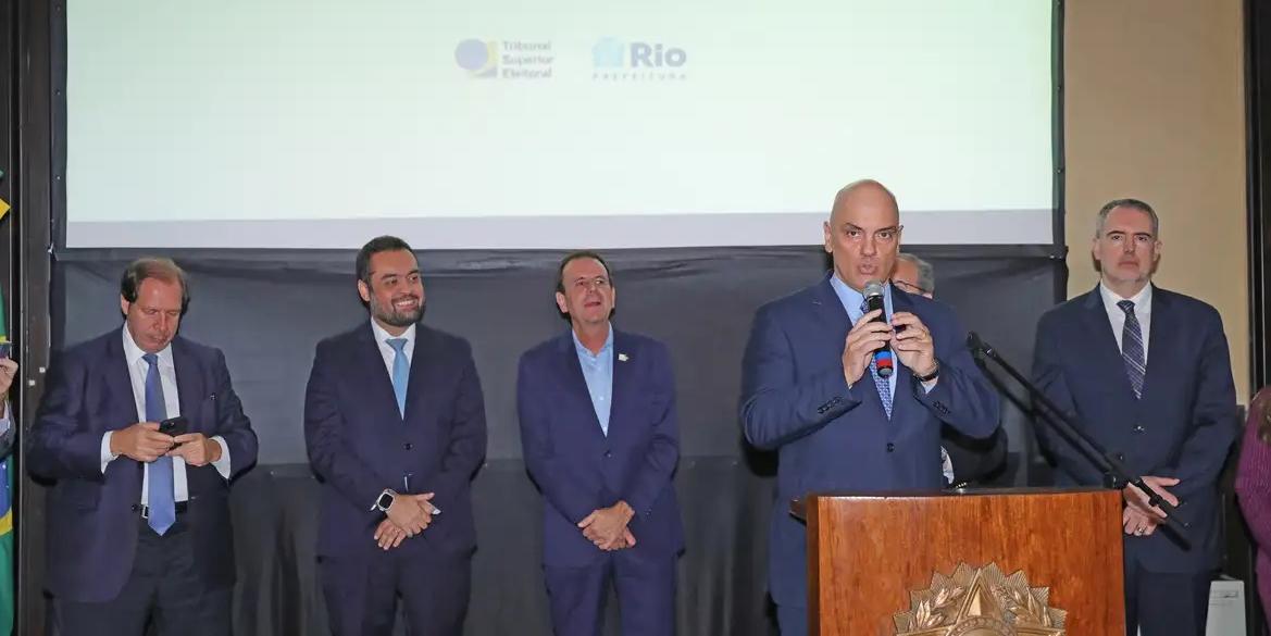 Alexandre de Moraes diz que soberania brasileira está sob ataque (Luis Roberto / Secom / TSE)