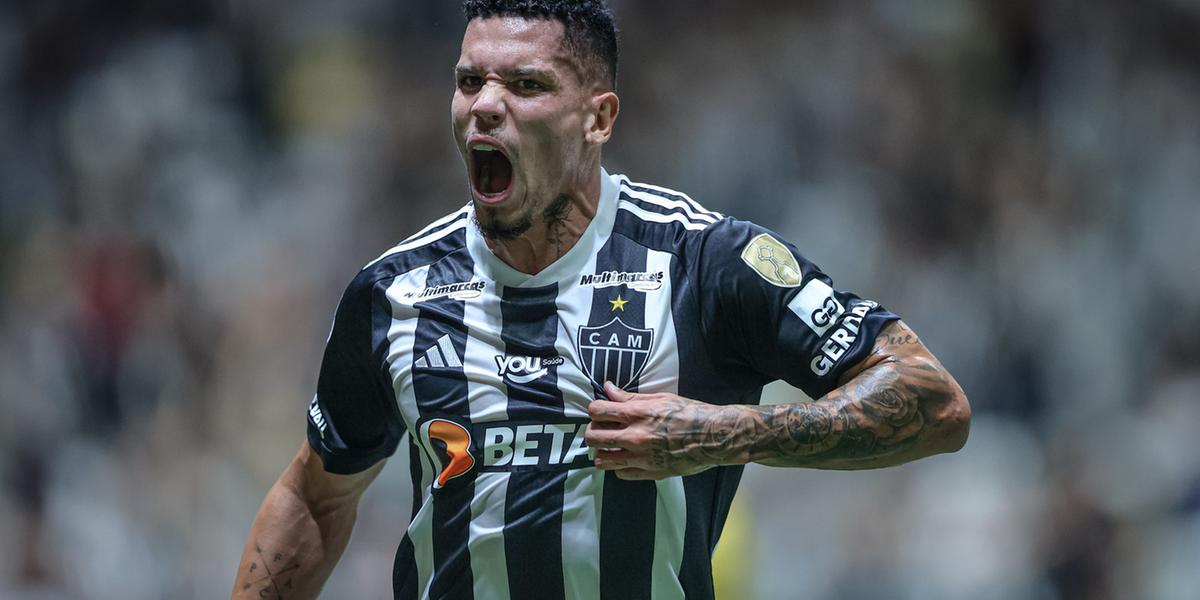 Paulinho iguala a Jô na artilharia do Galo na Libertadores (Pedro Souza / Atlético)