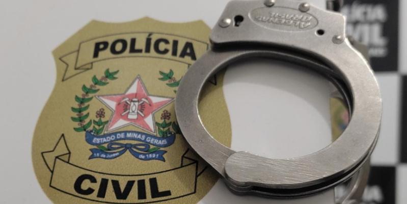 Suspeito foi localizado em Serra Bonita e foi preso preventivamente (Divulgação/ PCMG)