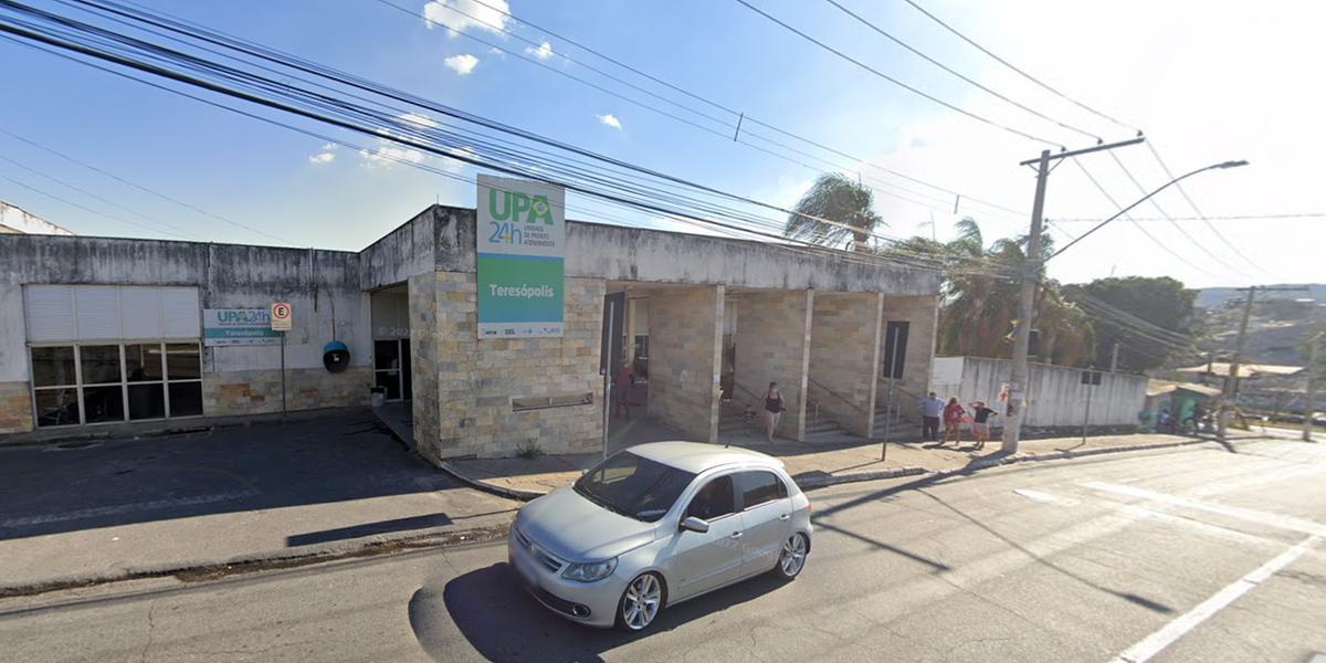 Criança foi levada à UPA Teresópolis, mas não resistiu (Google Street View/ Reprodução)