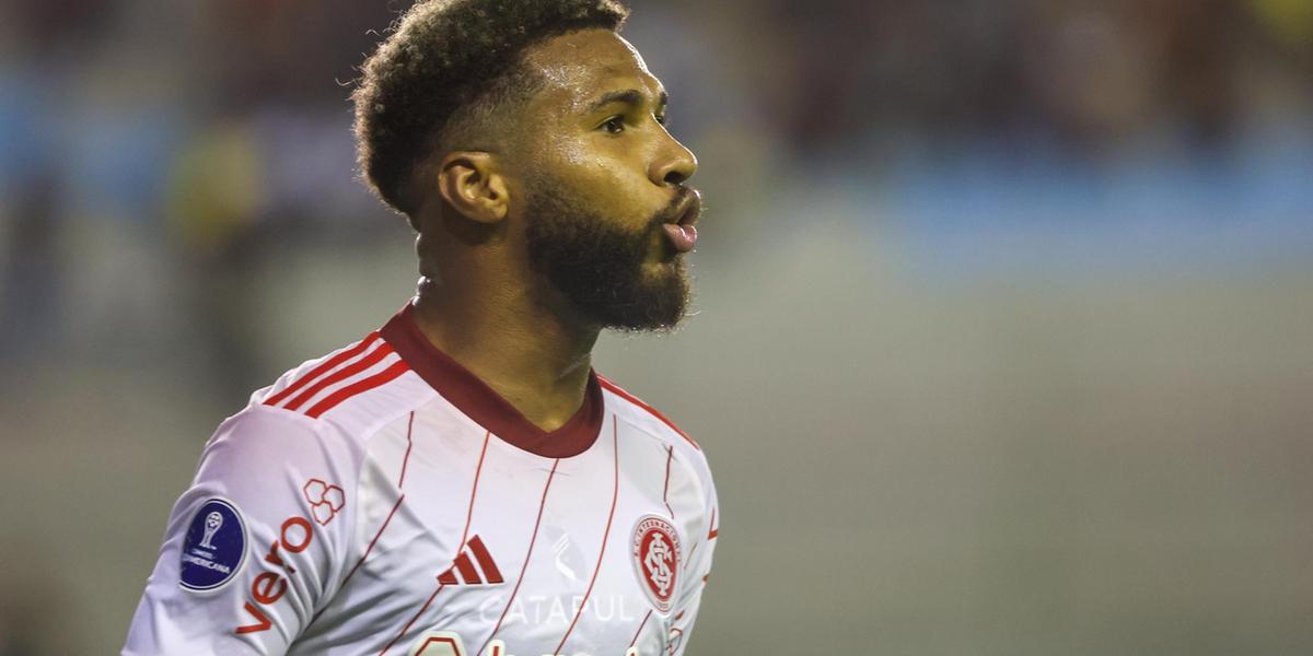 Wesley marca o quarto gol pelo Inter e iguala marca alcançada no Cruzeiro (Divulgação / Internacional)