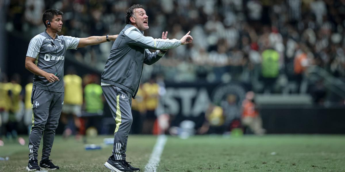 Milito valoriza vitória sobre o Sport, mas pede pés no chão para classificar na Copa do Brasil (Pedro Souza / Atlético)