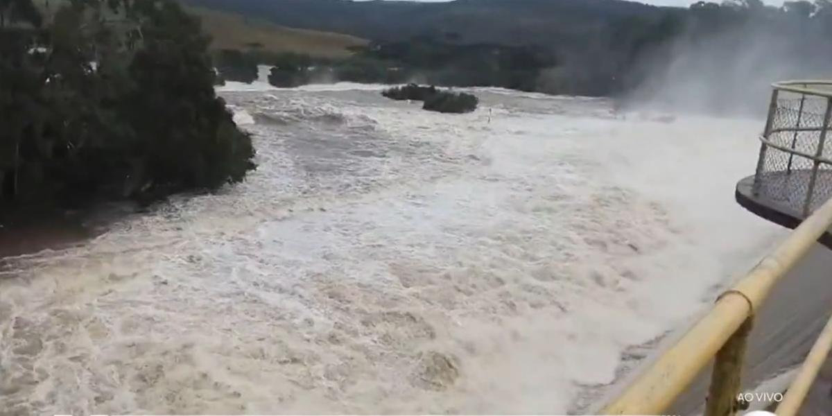 Barragem da Usina Hidrelétrica 14 de Julho (Reprodução TV Globo)