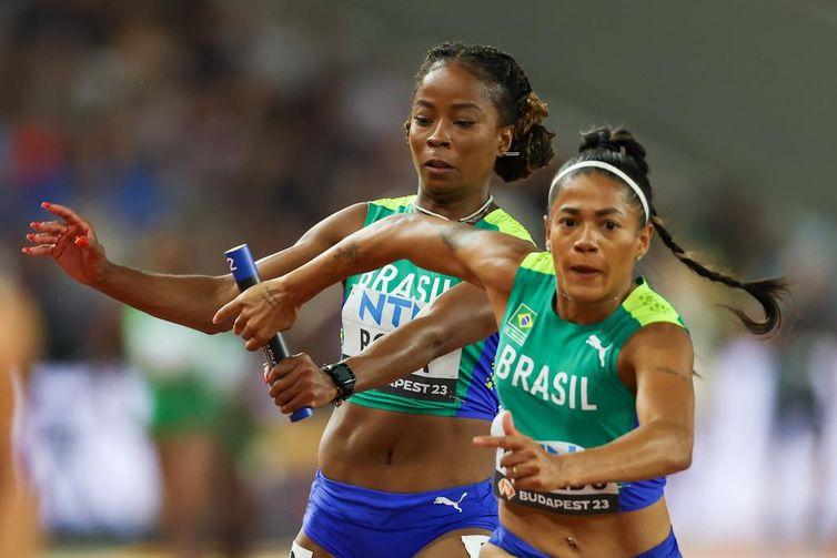 Vitória Rosa e Ana Azevedo brigarão pela vaga olímpica na provas dos 4x100m (Wagner Carmo/CBAt)