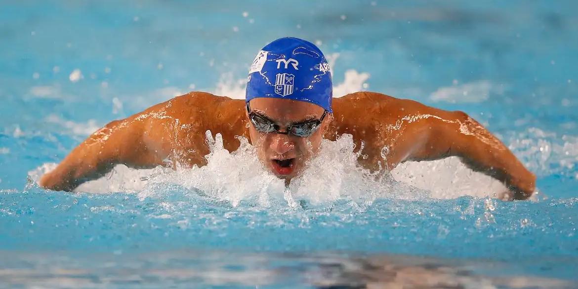 Nicolas Albiero está prestes a disputar a primeira Olimpíada da carreira. Ele conquistou a vaga ao obter o índice na prova dos 200m borboleta no Troféu Brasil, no Rio de Janeiro (Satiro Sodré/SSPress/CBDA)