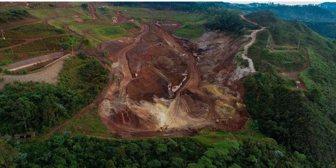 Barragem B3/B4: 3,3 milhões de metros cúbicos de rejeito foram removidos da estrutura (Divulgação/Vale)