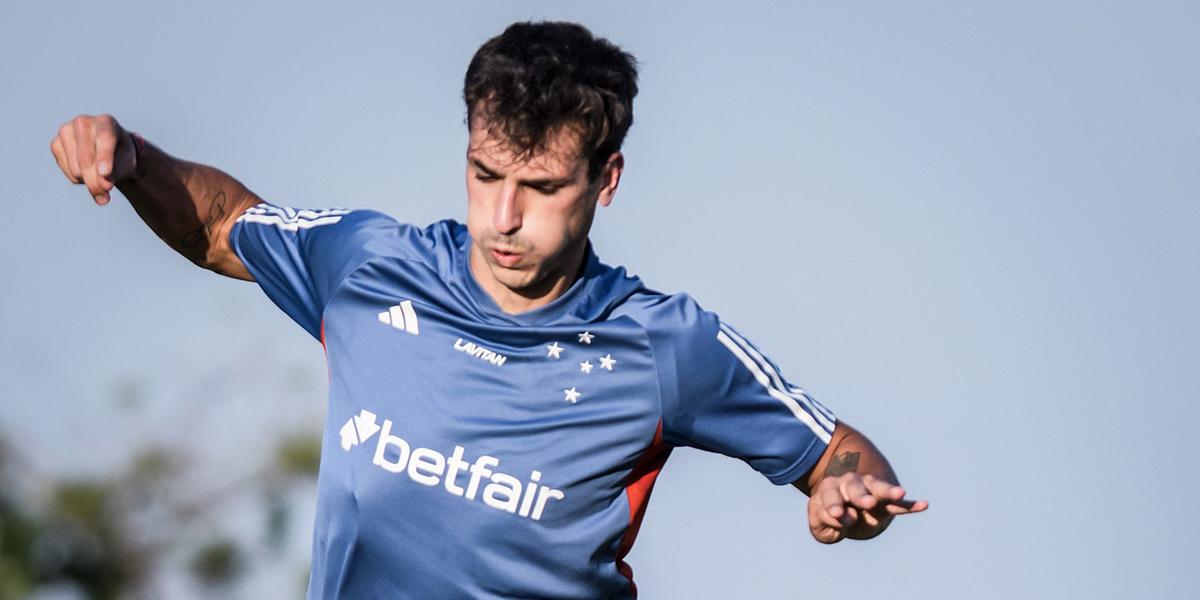 Dinenno segue fora do ataque do Cruzeiro (Gustavo Aleixo/Cruzeiro)