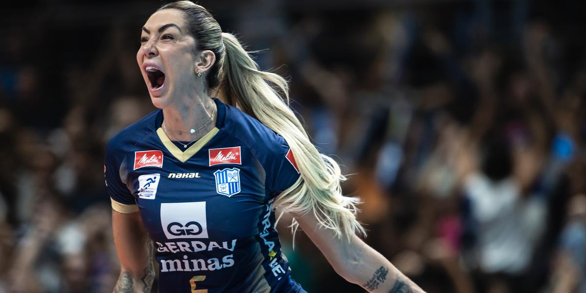 Thaisa foi eleita a melhor central da última Superliga, que foi conquistada pelo Minas (Hedgard Moraes/Minas Tênis Clube)