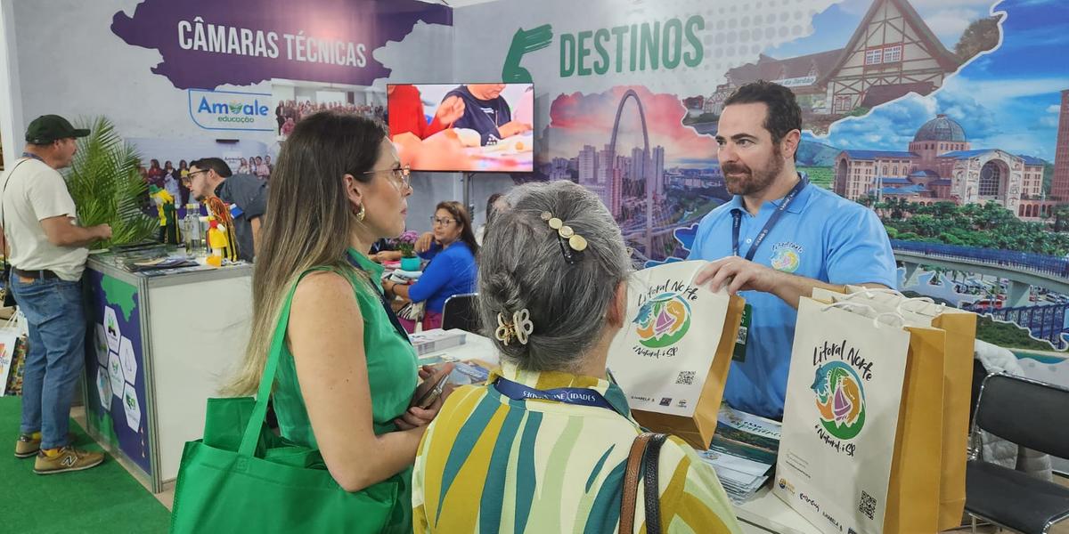 Evento destacou dois dos temas que vêm sendo destacados pelo Consórcio Turístico como fomentadores do turismo de ano inteiro: observação de cetáceos e turismo náutico (Divulgação / Circuito Litoral Norte)