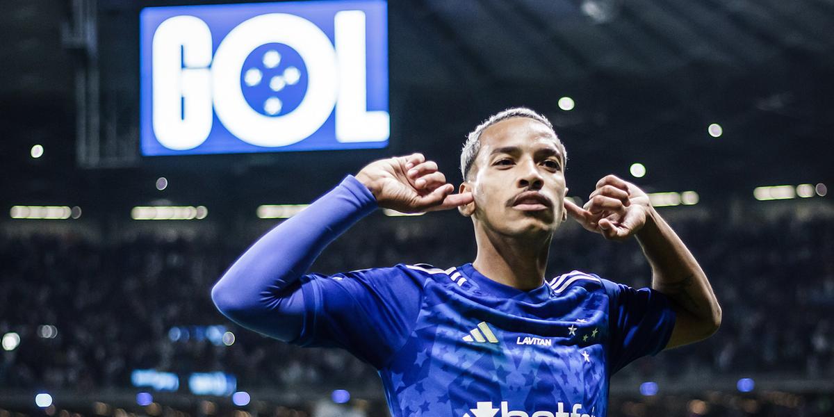 Matheus Pereira é o artilheiro da equipe na temporada, com seis gols e nove assistências (Gustavo Aleixo/Cruzeiro)