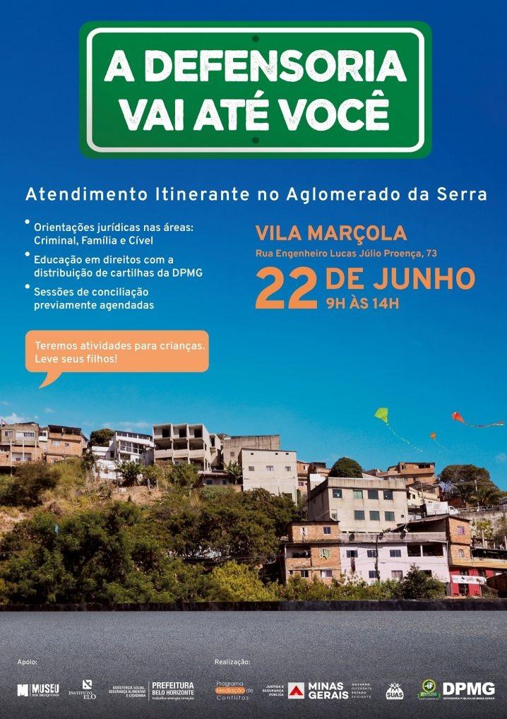 ‘A Defensoria vai até você’ levará sessões de conciliação, orientação jurídica e educação em direitos (Divulgação)