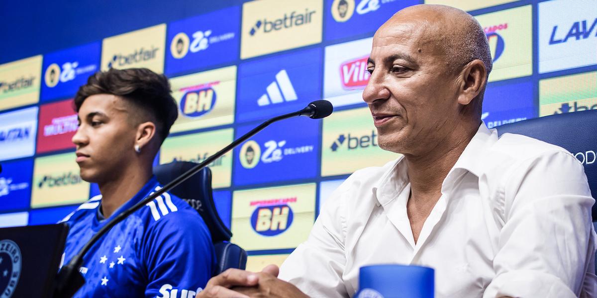 Pai de Kaio Jorge se emociona com acerto do filho com o Cruzeiro, time do coração (Gustavo Aleixo/Cruzeiro)