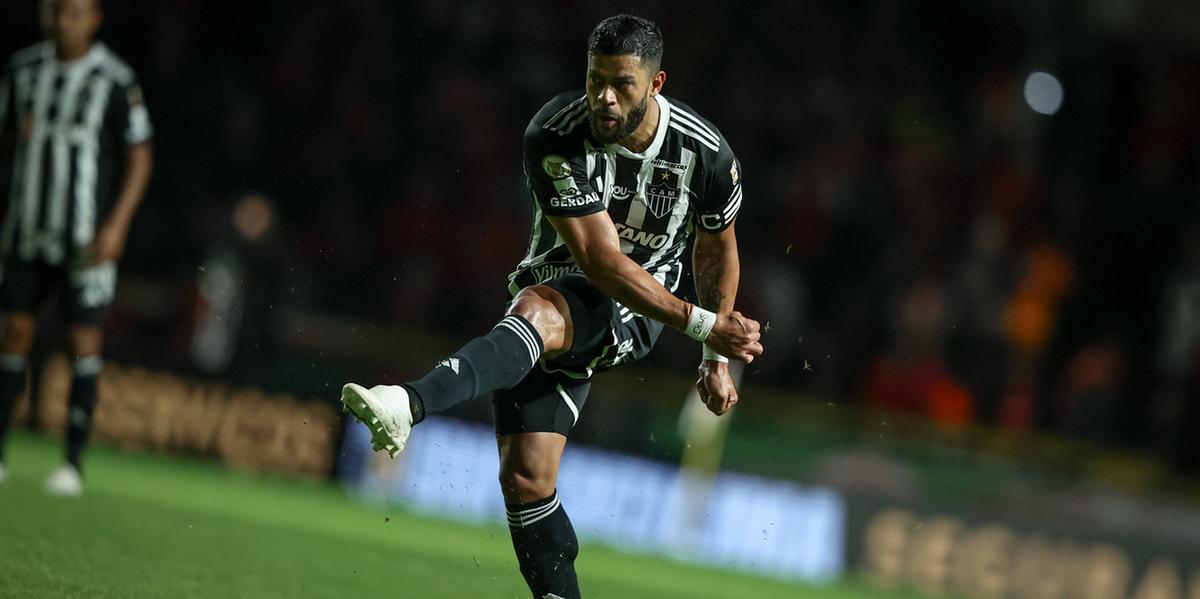 Hulk fala em desgaste de viagem até o duelo contra o Internacional (Pedro Souza / Atlético)