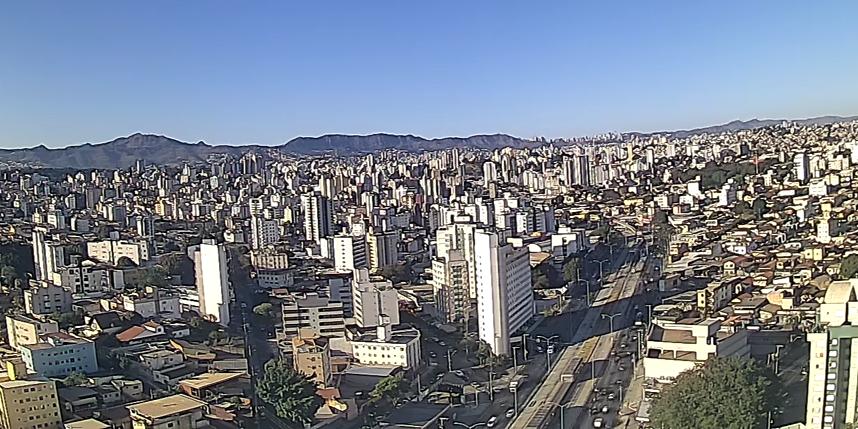 Céu da capital amanheceu sem nuvens nesta quarta (Clima ao Vivo/Reprodução)