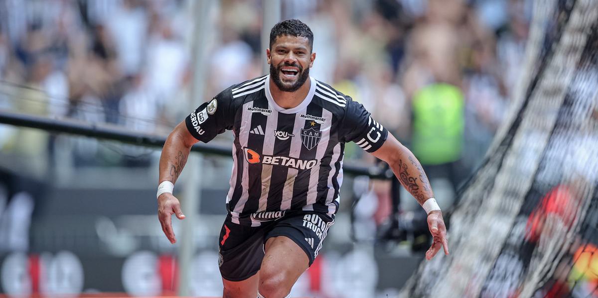Hulk abriu o placar aos 26 minutos do primeiro tempo (Pedro Souza / Atlético)