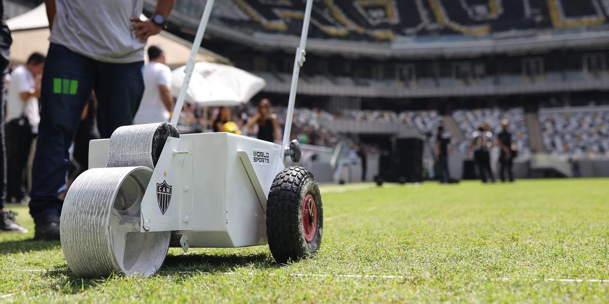 Galo segue em conversas com a PBH por troca de gramado da Arena (Pedro Souza / Atlético)