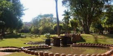 Parte da vegetação do Parque das Águas, no bairro Flávio Marques Lisboa, foi destruída pelo incêndio (Reprodução / site PBH)